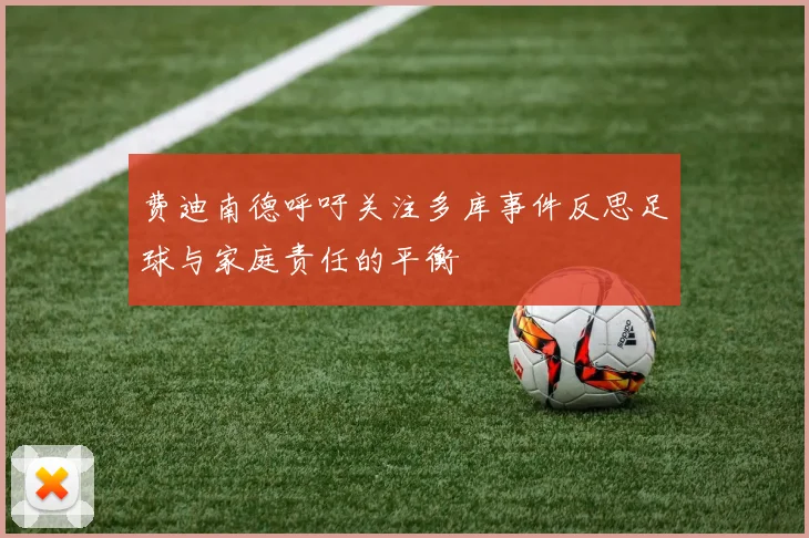 费迪南德呼吁关注多库事件反思足球与家庭责任的平衡